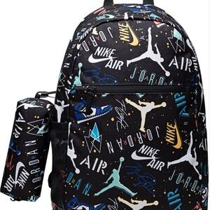 New Authentic Air Jordan
Big Kid
Backpack School Bag W
Pencil Case
Black Limited